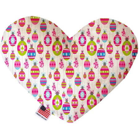 Mirage Pet Products Penelopes Pretty Ornaments 8 in. Stuffing Free Heart Dog Toy 1300-SFTYHT8